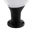 GloboStar® NATURE 90532 Αυτόνομο Ηλιακό Φωτιστικό Κήπου - Κολωνάκι Αρχιτεκτονικού Φωτισμού Εξωτερικού Χώρου LED 10W 330lm 120° με Ενσωματωμένο Φωτοβολταϊκό Panel 6V 2W & Επαναφορτιζόμενη Μπαταρία Li-ion 3.2V 1800mAh με Αισθητήρα Ημέρας-Νύχτας - Αδιάβροχο IP65 - Σώμα Αλουμινίου & ABS - Μ26 x Π26 x Υ30cm - Ψυχρό Λευκό 6000K - Μαύρο - 2 Χρόνια Εγγύηση