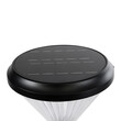 GloboStar® SHARP 90533 Αυτόνομο Ηλιακό Φωτιστικό Κήπου - Κολωνάκι Αρχιτεκτονικού Φωτισμού Εξωτερικού Χώρου LED 10W 330lm 120° με Ενσωματωμένο Φωτοβολταϊκό Panel 6V 2W & Επαναφορτιζόμενη Μπαταρία Li-ion 3.2V 1800mAh με Αισθητήρα Ημέρας-Νύχτας - Αδιάβροχο IP65 - Σώμα Αλουμινίου & ABS - Φ26 x Υ33cm - Ψυχρό Λευκό 6000K - Μαύρο - 2 Χρόνια Εγγύηση