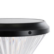 GloboStar® SHARP 90533 Αυτόνομο Ηλιακό Φωτιστικό Κήπου - Κολωνάκι Αρχιτεκτονικού Φωτισμού Εξωτερικού Χώρου LED 10W 330lm 120° με Ενσωματωμένο Φωτοβολταϊκό Panel 6V 2W & Επαναφορτιζόμενη Μπαταρία Li-ion 3.2V 1800mAh με Αισθητήρα Ημέρας-Νύχτας - Αδιάβροχο IP65 - Σώμα Αλουμινίου & ABS - Φ26 x Υ33cm - Ψυχρό Λευκό 6000K - Μαύρο - 2 Χρόνια Εγγύηση