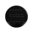 GloboStar® WHISPER 90535 Αυτόνομο Ηλιακό Φωτιστικό Κήπου - Κολωνάκι Αρχιτεκτονικού Φωτισμού Εξωτερικού Χώρου LED 10W 330lm 120° με Ενσωματωμένο Φωτοβολταϊκό Panel 6V 2W & Επαναφορτιζόμενη Μπαταρία Li-ion 3.2V 1800mAh με Αισθητήρα Ημέρας-Νύχτας - Αδιάβροχο IP65 - Σώμα Αλουμινίου & ABS - Φ25 x Υ28cm - Ψυχρό Λευκό 6000K - Μαύρο - 2 Χρόνια Εγγύηση