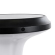 GloboStar® WHISPER 90535 Αυτόνομο Ηλιακό Φωτιστικό Κήπου - Κολωνάκι Αρχιτεκτονικού Φωτισμού Εξωτερικού Χώρου LED 10W 330lm 120° με Ενσωματωμένο Φωτοβολταϊκό Panel 6V 2W & Επαναφορτιζόμενη Μπαταρία Li-ion 3.2V 1800mAh με Αισθητήρα Ημέρας-Νύχτας - Αδιάβροχο IP65 - Σώμα Αλουμινίου & ABS - Φ25 x Υ28cm - Ψυχρό Λευκό 6000K - Μαύρο - 2 Χρόνια Εγγύηση