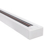 GloboStar® 2L-EUROTRACK 60985 Μονοφασική Ράγα 2 Καλωδίων για Σποτ Ράγας LED AC 220-240V IP20 Μ300 x Π3.4 x Υ2cm - EUROTRACK® System 1L+1N - Αλουμίνιο - Λευκό - 3 Μέτρα - 5 Χρόνια Εγγύηση