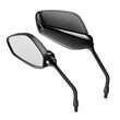 9070.9-LM ΚΑΘΡΕΠΤΕΣ MOTO M10x1,25 ΜΑΥΡΟ/ CARBON ΧΡΩΜΑ SPLINTER  LAMPA - 2 ΤΕΜ.