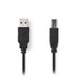 NEDIS CCGT60100BK20 USB 2.0 Cable A Male-USB-B Male 2.0m Black
