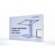 GEMBIRD HEIGHT ADJUSTABLE NOTEBOOK RISER STAND SILVER
