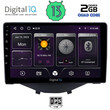 DIGITAL IQ BXB 1715_GPS CLIMA (9inc) MULTIMEDIA TABLET OEM CITROEN C1-PEUGEOT 108-TOYOTA AYGO mod. 2014&gt;