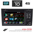 IQ-AN X750_GPS. AUDI  A4 mod. 2002-2008 ANDROID 9