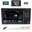 IQ-AN X750_GPS. AUDI  A4 mod. 2002-2008 ANDROID 9