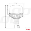 03338/ΑΜ ΦΑΡΟΣ DIAMONT W25P ΜΕ ΛΕΥΚΟ ΚΑΠΑΚΙ 12/24V 24xSMD LED ΠΟΡΤΟΚΑΛΙ ΕΛΑΣΤΙΚΟΣ ΒΙΔΩΤΟΣ 201x126mm ΑΜΙΟ - 1 ΤΕΜ.