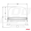 03340/AM ΦΑΡΟΣ DIAMONT W25M ΜΕ ΛΕΥΚΟ ΚΑΠΑΚΙ 12/24V 24xSMD LED ΠΟΡΤΟΚΑΛΙ ΜΑΓΝΗΤΙΚΟΣ ΦΙΣ ΑΝΑΠΤΗΡΑ 131x126mm ΑΜΙΟ - 1 ΤΕΜ.