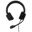 LAMTECH USB STEREO HEADPHONE WITH MIC NOISE CANCELLING BLACK