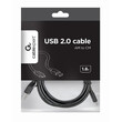 CABLEXPERT USB 2,0 AM TO TYPE-C CABLE (AM/CM) 1,8M