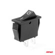 03081/AM ΔΙΑΚΟΠΤΗΣ ON/OFF  2 ΕΠΑΦΩΝ 12V 20A 10mm x 26mm ΜΑΥΡΟΣ  ΑΜΙΟ - 1 ΤΕΜ.