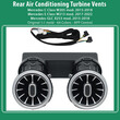 DIQ AMBIENT AIR VENTS BENZ C-GLC-E (Digital iQ Rear Turbine Air Vent Ambient Light Kit MERCEDES C - GLC mod. 2015-2018 - E mod. 2017-2022)