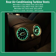 DIQ AMBIENT AIR VENTS BENZ C-GLC-E (Digital iQ Rear Turbine Air Vent Ambient Light Kit MERCEDES C - GLC mod. 2015-2018 - E mod. 2017-2022)