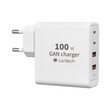 LAMTECH GaN FAST CHARGER 2xTYPE-C & 2xQC3.0 OUTPUT 100W