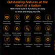 LAMTECH SPORT WATCH BT5.1 WITH HEALTH SENSOR & SPORT TRACKING SQUARE TFT 2.02' DISPLAY BLACK