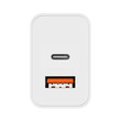 KM0854 . Φορτιστής USB A - USB C 20W με λειτουργία Power Delivery και Quick Charge Kruger&Matz GAN
