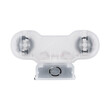 GloboStar® TUBATO 60151 Μεταλλικό Σκαφάκι για 2 x Λάμπες 60CM T8 G13 LED AC 220-240V IP20 Μ60 x Π7.2 x Υ4cm - 5 Χρόνια Εγγύηση