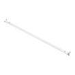 GloboStar® TUBATO 60153 Μεταλλικό Σκαφάκι για 2 x Λάμπες 120CM T8 G13 LED AC 220-240V IP20 Μ120 x Π7.2 x Υ4cm - 5 Χρόνια Εγγύηση