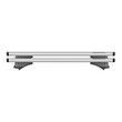 12930/MB ΜΠΑΡΕΣ ΟΡΟΦΗΣ ΑΛΟΥΜΙΝΙΟΥ BLADE L SILVER 127cm ΜΕ ΑΚΡΑ ALFA HIGH ΓΙΑ FLUSH / STANDARD RAILS MENABO - 2 ΤΕΜ.