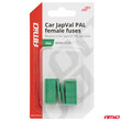 03413/AM ΑΣΦΑΛΕΙΕΣ JapVal PAL ΘΗΛΥΚΕΣ 30A ΣΕ ΠΡΑΣΙΝΟ ΧΡΩΜΑ AMIO - 2 Τεμ.