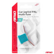 03417/AM ΑΣΦΑΛΕΙΕΣ JapVal PAL ΑΡΣΕΝΙΚΕΣ 48mm 20A ΣΕ ΓΑΛΑΖΙΟ ΧΡΩΜΑ AMIO - 2 Τεμ.