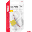 03421/AM ΑΣΦΑΛΕΙΕΣ JapVal PAL ΑΡΣΕΝΙΚΕΣ 48mm 60A ΣΕ ΚΙΤΡΙΝΟ ΧΡΩΜΑ AMIO - 2 Τεμ.
