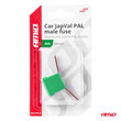 03428/AM ΑΣΦΑΛΕΙΑ JapVal PAL ΑΡΣΕΝΙΚΗ 62mm 40A ΣΕ ΠΡΑΣΙΝΟ ΧΡΩΜΑ AMIO - 1 Τεμ.