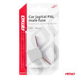 03434/AM ΑΣΦΑΛΕΙΑ JapVal PAL ΑΡΣΕΝΙΚΗ 62mm 120A ΣΕ ΛΕΥΚΟ ΧΡΩΜΑ AMIO - 1 Τεμ.