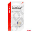 03459/AM ΑΣΦΑΛΕΙΕΣ JapVal PAL ΜICRO 11mm ΘΗΛΥΚΕΣ 25A ΣΕ ΛΕΥΚΟ ΧΡΩΜΑ AMIO - 2 Τεμ.