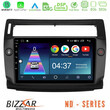 Bizzar nd Series 8core Android13 2+32gb Citroen c4 2004-2010 Navigation Multimedia Tablet 9 (Μαύρο Χρώμα) u-nd-Ct0812b