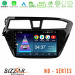 Bizzar nd Series 8core Android13 2+32gb Hyundai i20 2014-2018 Navigation Multimedia Tablet 9 u-nd-Hy1143