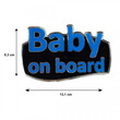 ΑΥΤ.BABY/1-RXCCA BABY ON BOARD ΑΥΤΟΚΟΛΛΗΤΟ ΕΞΩΤΕΡΙΚΗΣ ΧΡΗΣΗΣ 13,1 Χ 8,3cm ΜΠΛΕ/ΜΑΥΡΟ/ΧΡΩΜΙΟ ΜΕ ΕΠΙΚΑΛΥΨΗ ΣΜΑΛΤΟΥ - 1 ΤΕΜ.