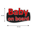 ΑΥΤ.BABY/3-RXCCA BABY ON BOARD ΑΥΤΟΚΟΛΛΗΤΟ ΕΞΩΤΕΡΙΚΗΣ ΧΡΗΣΗΣ 13,1 Χ 8,3cm ΚΟΚΚΙΝΟ/ΜΑΥΡΟ/ΧΡΩΜΙΟ ΜΕ ΕΠΙΚΑΛΥΨΗ ΣΜΑΛΤΟΥ - 1 ΤΕΜ.