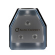 Distribution block 2x50mm² & 1x50mm² (0GA) stainless steel, nickle plated Auto-Connect 720DB12L1