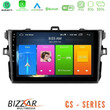 Bizzar cs Series 4core Android13 2+32gb Toyota Corolla 2007-2012 Navigation Multimedia Tablet 9 u-cs-Ty0502