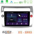 Bizzar xt2 Series 4core Android13 2+32gb Citroen c4 2004-2010 Navigation Multimedia Tablet 9 u-xt2-Ct0812