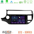 Bizzar xt2 Series 4core Android13 2+32gb kia rio 2015-2017 Navigation Multimedia Tablet 9 u-xt2-Ki0553
