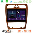 Bizzar xt2 Series 4core Android13 2+32gb Mercedes c Class (W203) Navigation Multimedia Tablet 9 (Wooden Style) u-xt2-Mb0925w