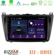 Bizzar xt2 Series 4core Android13 2+32gb Mazda 6 2008-2012 Navigation Multimedia Tablet 9 u-xt2-Mz0233