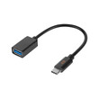 RB-6007-015-B . Αντάπτορας USB 3.0 - USB type-C OTG F/M 15cm Rebel μαύρος