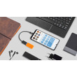 RB-6007-015-B . Αντάπτορας USB 3.0 - USB type-C OTG F/M 15cm Rebel μαύρος