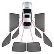 PVC.MB-GLCC-5-A ΚΟΥΡΤΙΝΑΚΙΑ ΜΑΡΚΕ CAR SHADES ΓΙΑ MERCEDES GLC COUPE 5D 2016-2022- 8 ΤΕΜ.