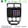 Clarion Gl300 Series 4core Android11 2+32gb Jeep Compass/patriot 2007-2008 Navigation Multimedia Tablet 10 με Carplay &Amp; Android Auto u-gl3-Jp1023