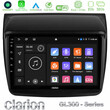 Clarion Gl300 Series 4core Android11 2+32gb Mitsubishi L200 Navigation Multimedia Tablet 9 με Carplay &Amp; Android Auto u-gl3-Mt0314