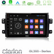 Clarion Gl300 Series 4core Android11 2+32gb Suzuki sx4 2006-2014 Fiat Sedici 2006-2014 Navigation Multimedia Tablet 9 με Carplay & Android Auto u-gl3-Sz0649