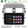 Clarion Gl300 Series 4core Android11 2+32gb Toyota Corolla 2008-2010 Navigation Multimedia Tablet 9 με Carplay & Android Auto u-gl3-Ty0144
