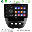Clarion Gl300 Series 4core Android11 2+32gb Toyota Aygo/citroen C1/peugeot 107 Navigation Multimedia Tablet 10 με Carplay & Android Auto u-gl3-Ty0866