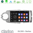 Clarion Gl300 Series 4core Android11 2+32gb Toyota Yaris Navigation Multimedia Tablet 9 με Carplay & Android Auto u-gl3-Ty1777